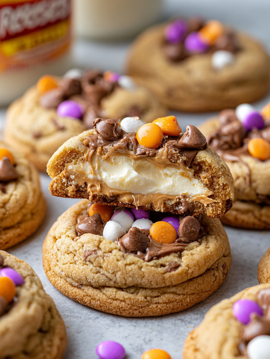 A close up of a cookie with a bite taken out of it.