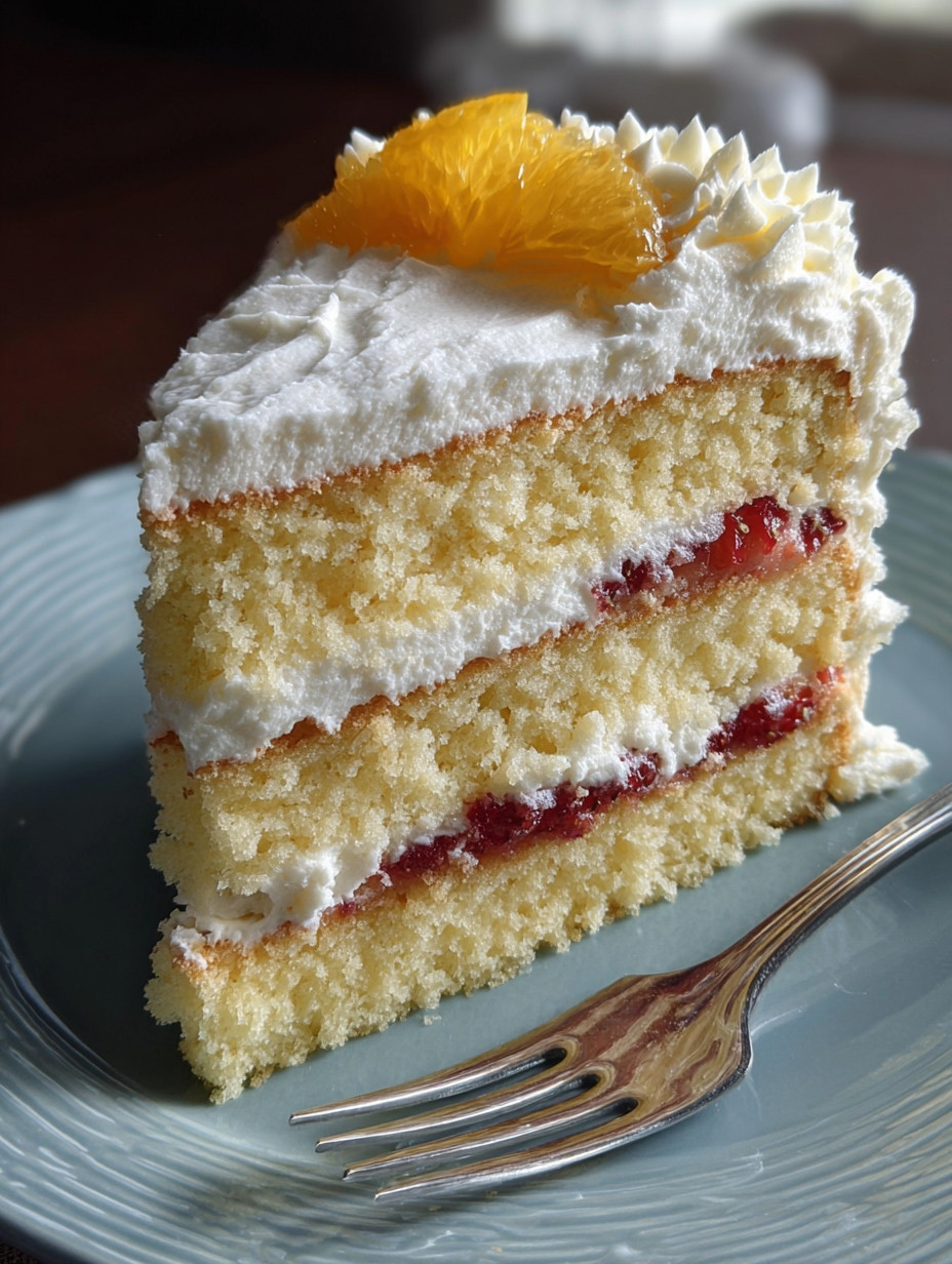 A slice of cake with a slice missing.
