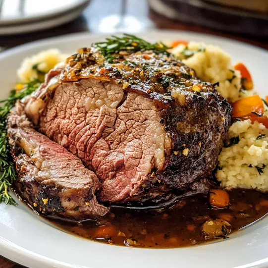 A plate of meat and vegetables.