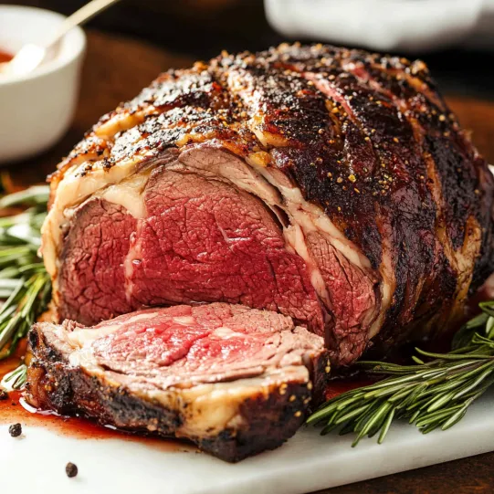 A roast beef dinner with a side of gravy.