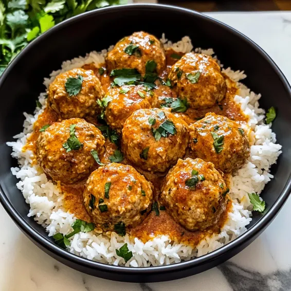 A bowl of meatballs in a red sauce.
