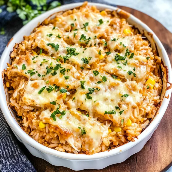 A white bowl filled with rice and cheese.