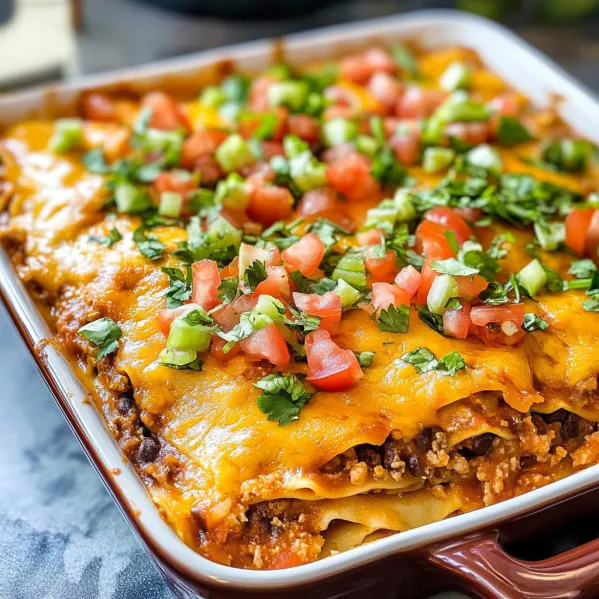 A dish of food with tomatoes, onions, and cheese.