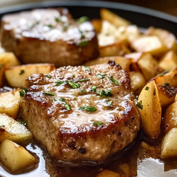 A plate of meat and potatoes.