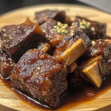 A plate of meat with sauce.