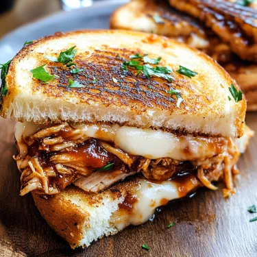 A sandwich with meat and cheese on a wooden table.