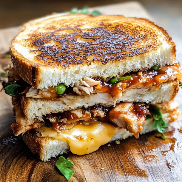 A sandwich with meat and cheese on a wooden table.