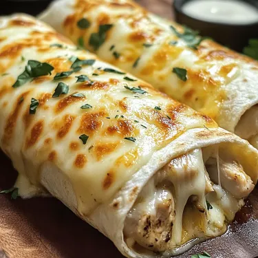 A cheese and chicken burrito.