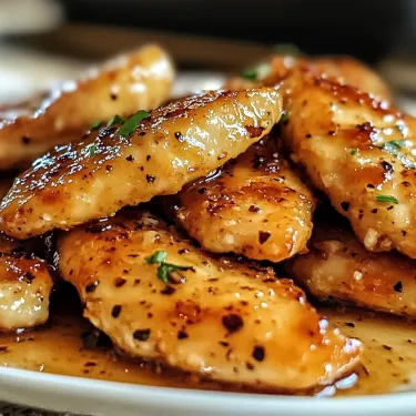 A plate of chicken with sauce.