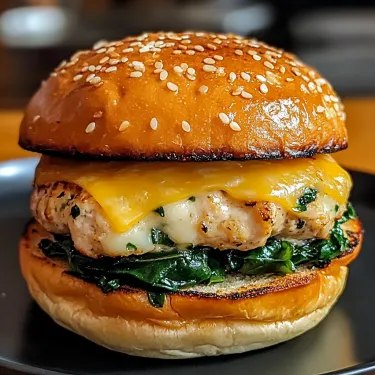 A burger with lettuce and cheese.