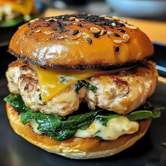 A burger with lettuce and cheese.