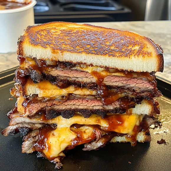 A stack of sandwiches on a plate.