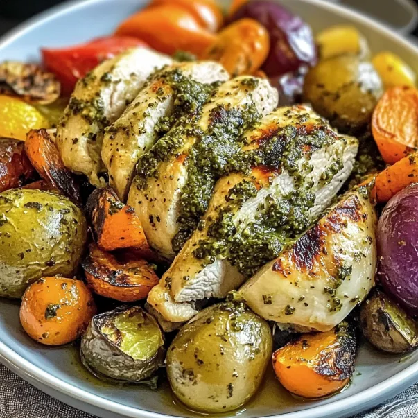 A plate of food with chicken, potatoes, and carrots.