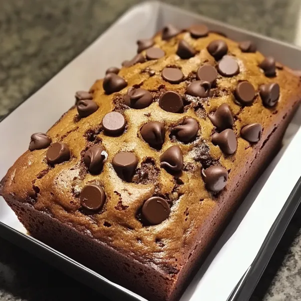 A chocolate cake with chocolate chips on top.