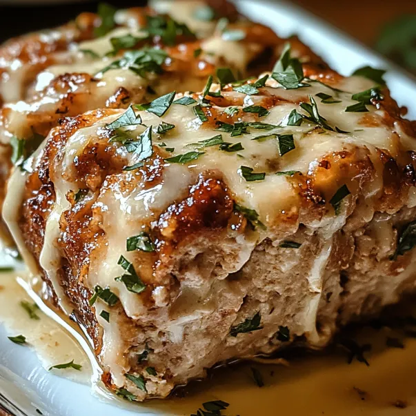 A plate of food with cheese and herbs.