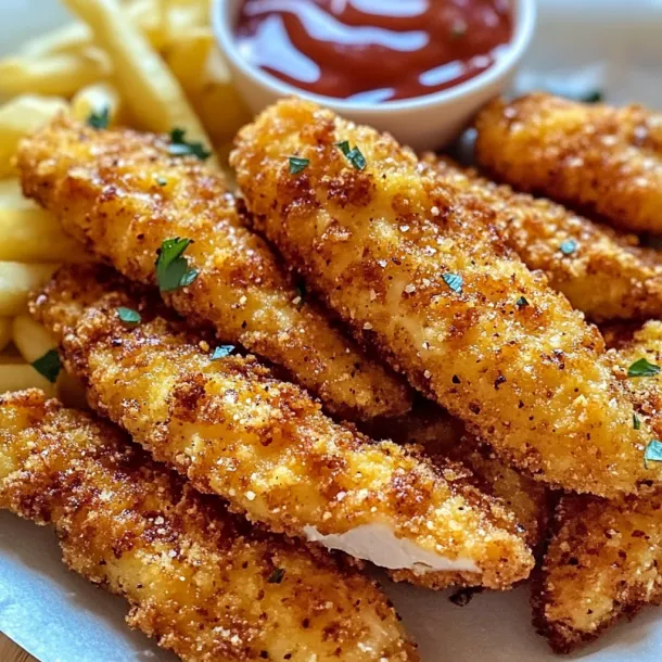 A plate of fried fish and fries.
