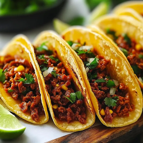 A plate of tacos with meat and onions.