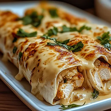 A plate of food with chicken and cheese.
