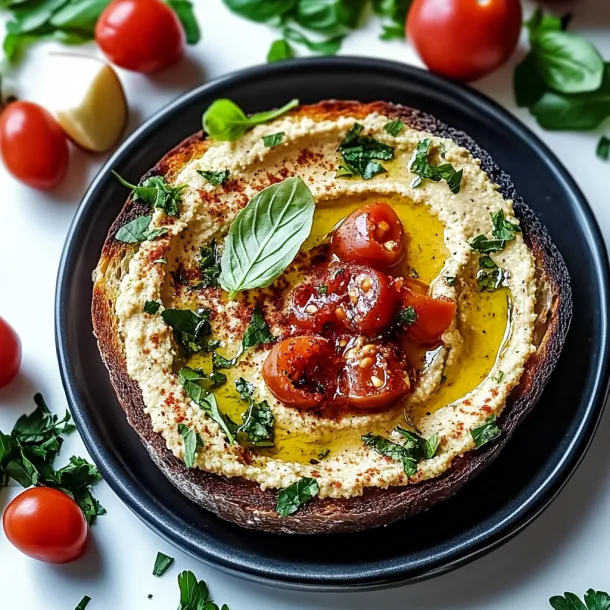 A bowl of food with tomatoes and lettuce.
