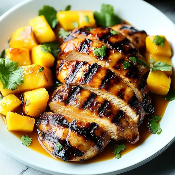 A plate of food with chicken and vegetables.