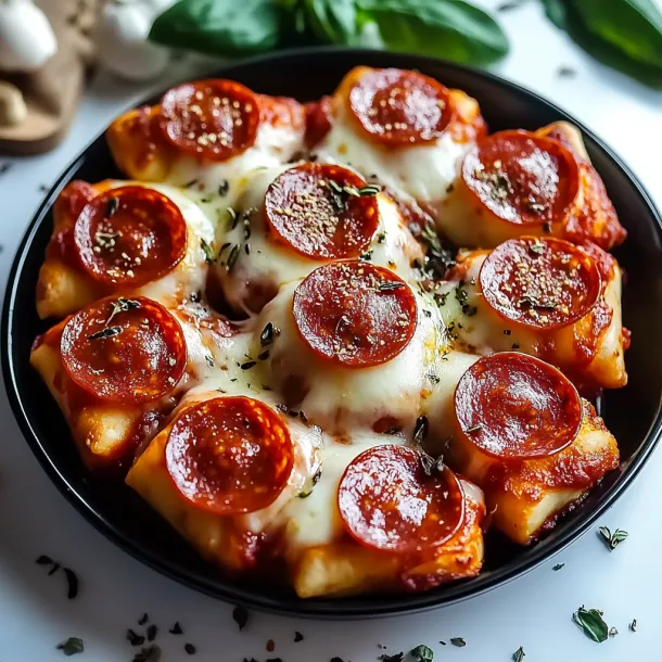 A plate of pepperoni pizza with cheese.