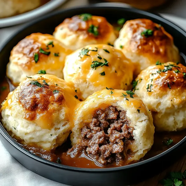 A bowl of meatballs with gravy.