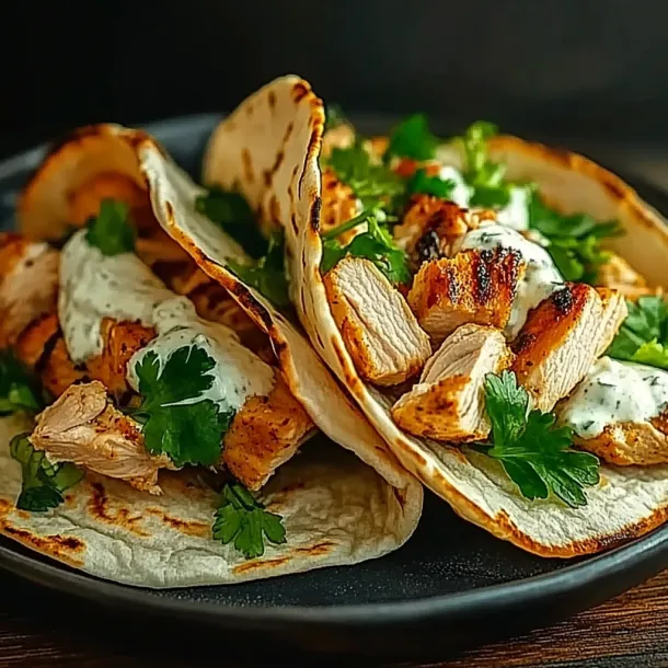A plate of food with chicken and vegetables.