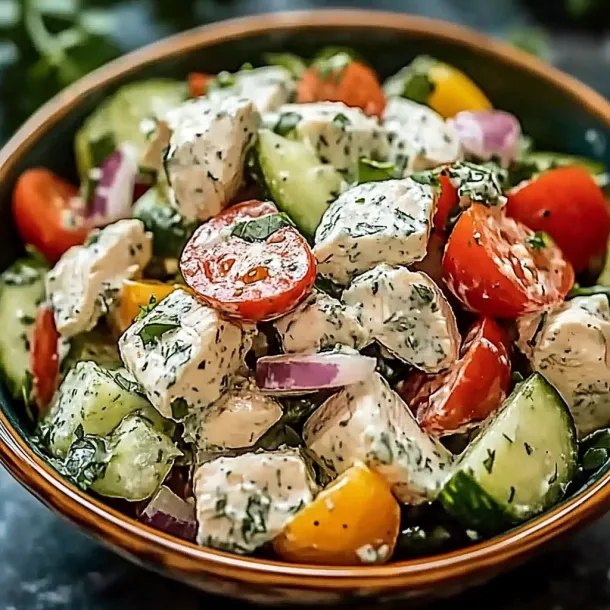 A bowl of vegetables with a green sauce.