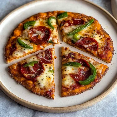 A slice of pizza with peppers and cheese.