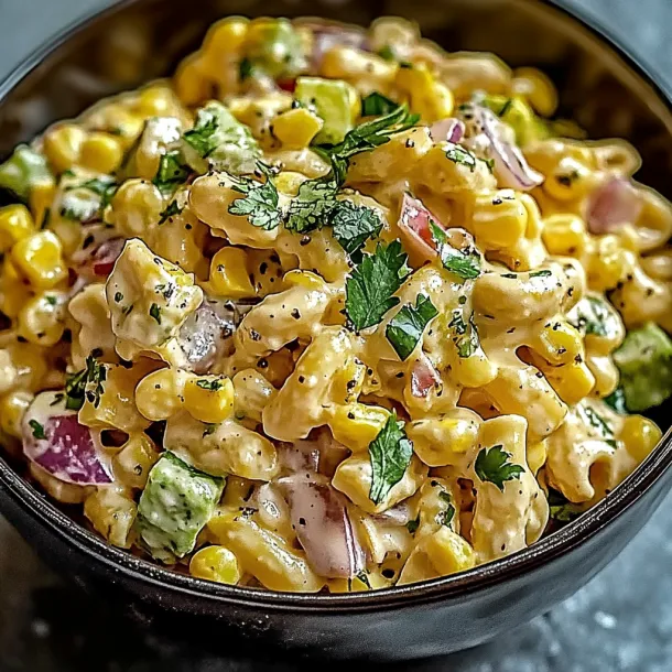 A bowl of pasta with vegetables.
