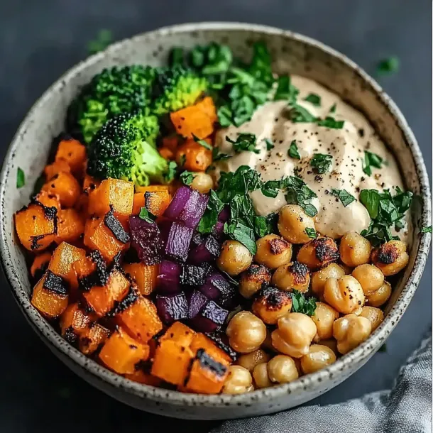 A bowl of vegetables and dip.