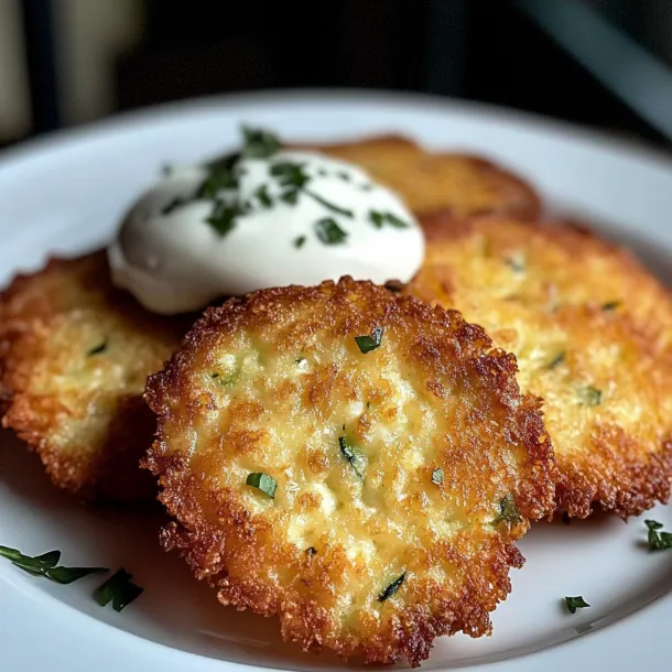 A plate of food with a dollop of cream on top.