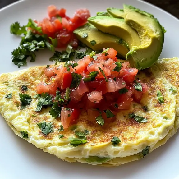 A plate of food with tomatoes and avocado.