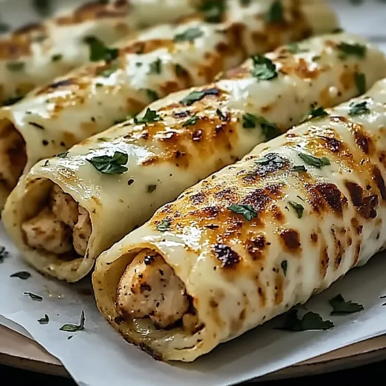 A plate of food with a burrito on it.
