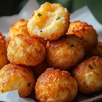 A stack of cheesy bread.