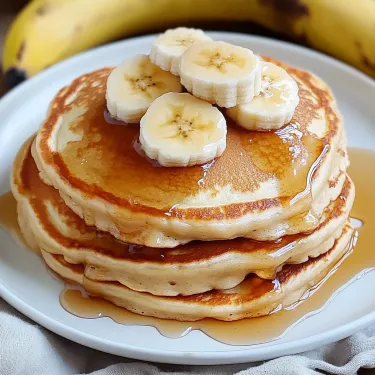 Bananas on top of pancakes.