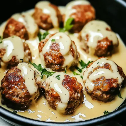 A bowl of meatballs covered in cheese.