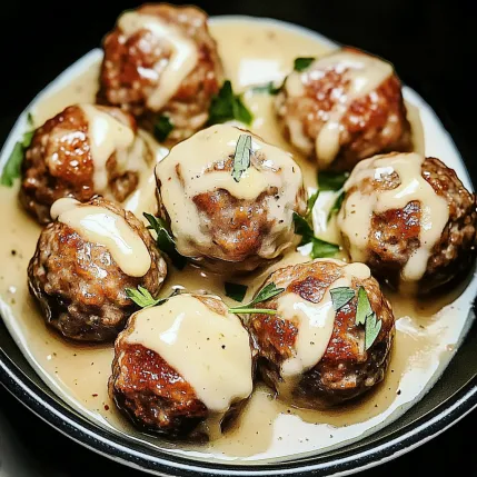 A bowl of meatballs covered in cheese.