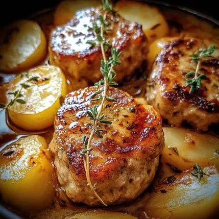 A bowl of meat and potatoes.