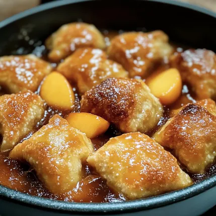A bowl of food with a golden brown color.