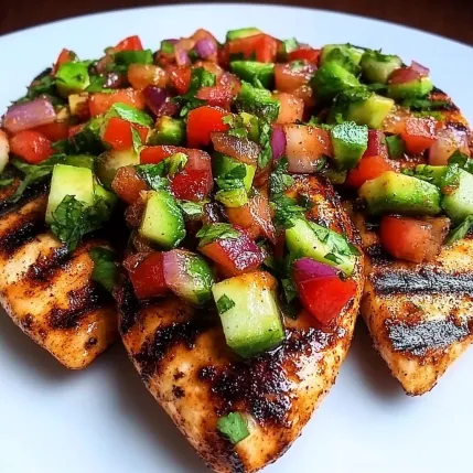A plate of food with chicken and vegetables.