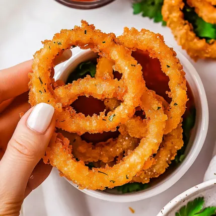 A hand holding a piece of food.