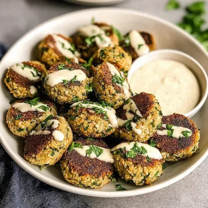 A bowl of meatballs with sauce.
