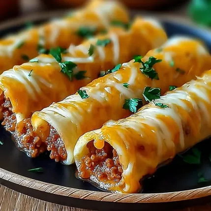 A plate of food with a slice of meat and cheese.