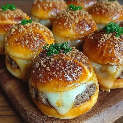 A plate of food with a cheese burger.