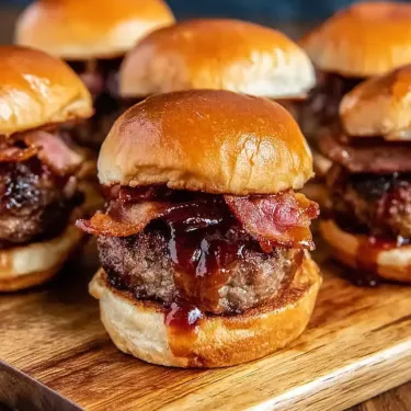 Bacon cheeseburger on a bun.