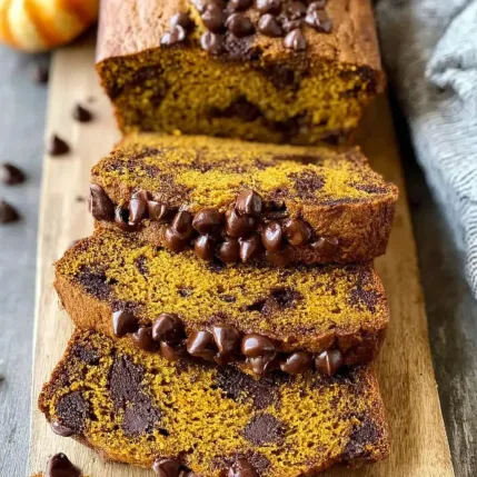 A slice of chocolate chip bread.