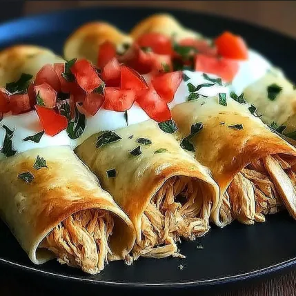 A plate of food with a tomato and cheese on top.