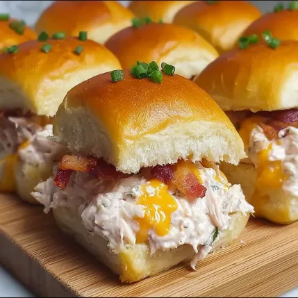 A plate of sandwiches with bacon and cheese.