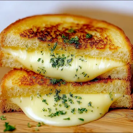 A piece of cheese on a piece of bread.